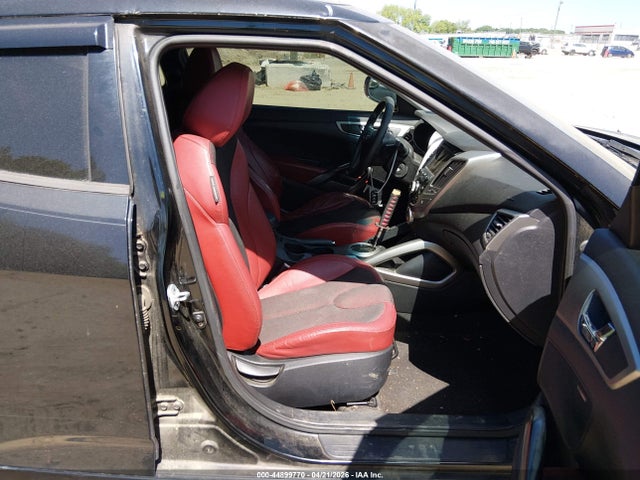 44899770 :رقم المزاد ، KMHTC6AD6CU026491 vin ، 2012 Hyundai Veloster Base W/red/black مزاد بيع