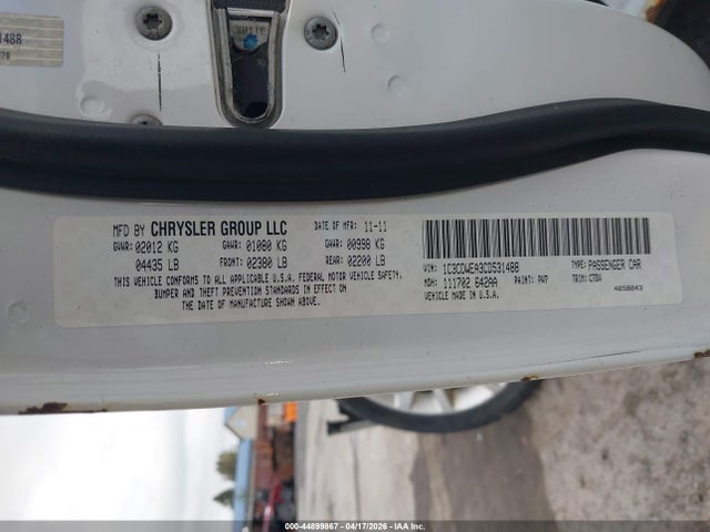Aukcja sprzedaży 2012 Dodge Caliber Sxt Plus, vin: 1C3CDWEA3CD531488, numer aukcji: 44899867