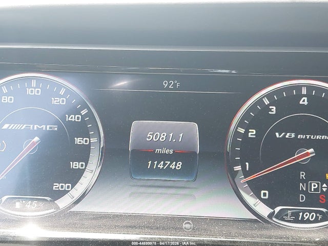 Aukcja sprzedaży 2015 Mercedes-benz S 63 Amg 4matic, vin: WDDUG7JB8FA096216, numer aukcji: 44899978