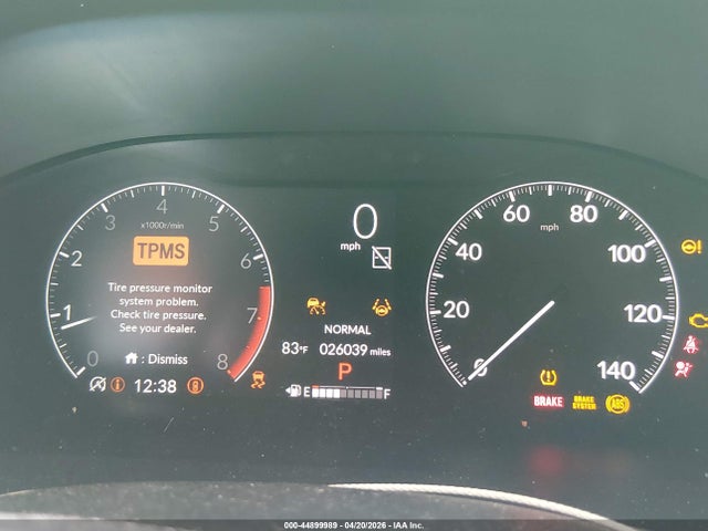 44899989 :رقم المزاد ، 2HKRS3H45PH304058 vin ، 2023 Honda Cr-v Ex 2wd مزاد بيع