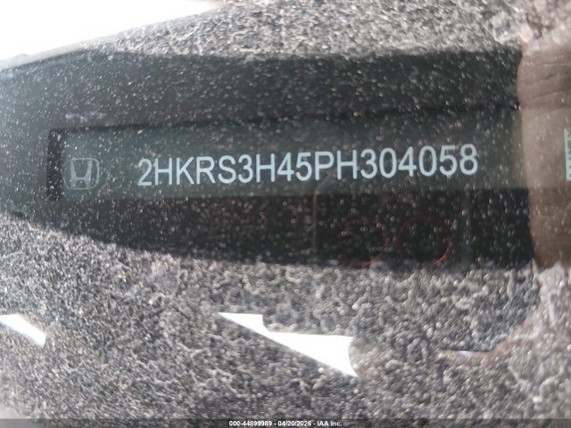 44899989 :رقم المزاد ، 2HKRS3H45PH304058 vin ، 2023 Honda Cr-v Ex 2wd مزاد بيع