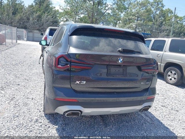 2024 Bmw X3 Sdrive30i მანქანა იყიდება აუქციონზე, vin: 5UX43DP06R9V33855, აუქციონის ნომერი: 44900021