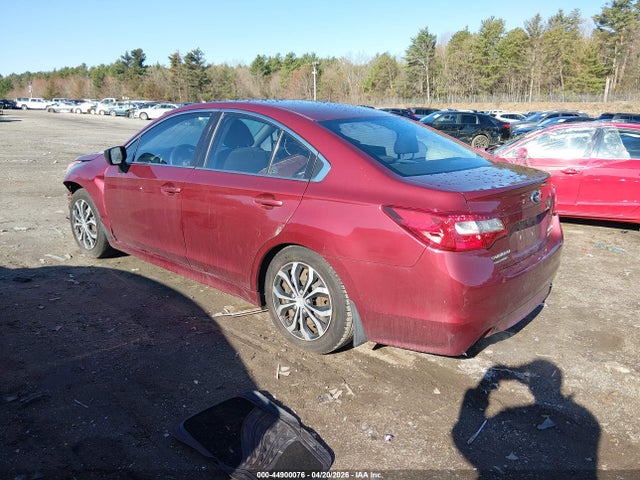 2015 Subaru Legacy 2.5i მანქანა იყიდება აუქციონზე, vin: 4S3BNAA64F3015868, აუქციონის ნომერი: 44900076