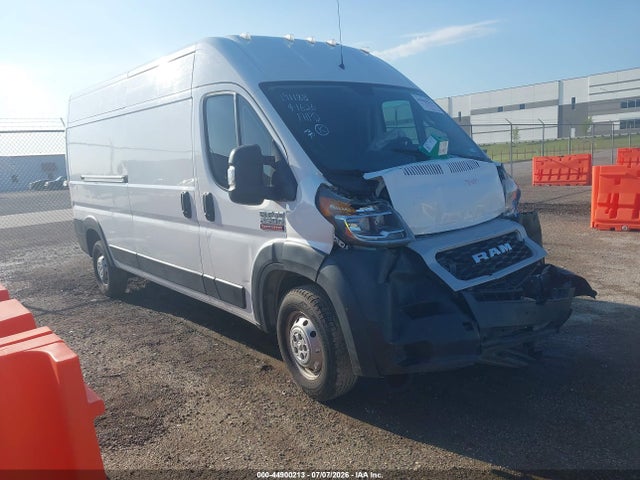 2019 Ram Promaster 2500 High Roof 159 Wb მანქანა იყიდება აუქციონზე, vin: 3C6TRVDG9KE526913, აუქციონის ნომერი: 44900213