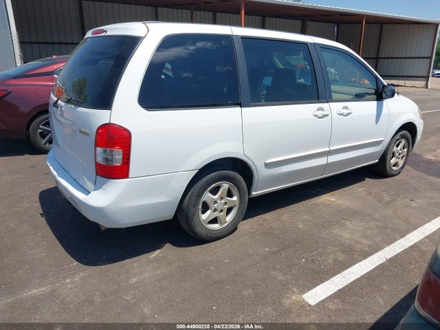 2001 Mazda Mpv Dx/es/lx მანქანა იყიდება აუქციონზე, vin: JM3LW28Y010199724, აუქციონის ნომერი: 44900238
