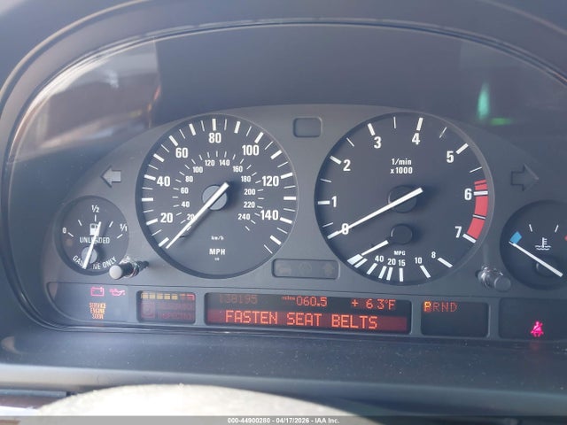 Продаж на аукціоні авто 2003 Bmw 540ia, vin: WBADN63493GN89935, номер лоту: 44900280