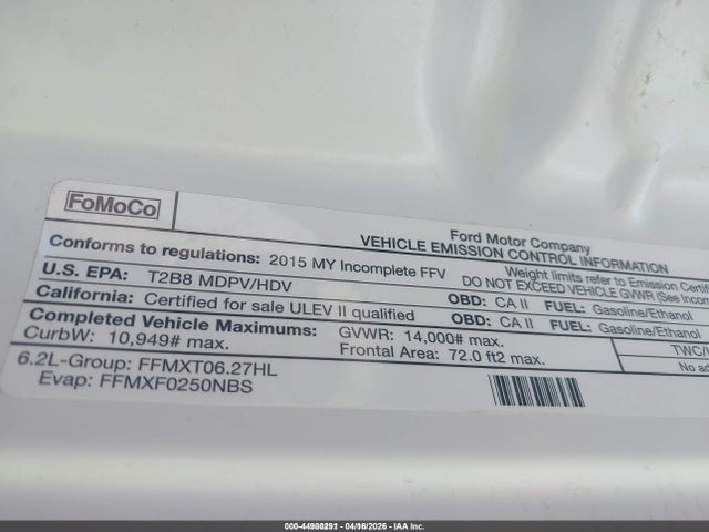 Ford F-250 Xl 2015 1FDBF2A69FED58341 Image 12