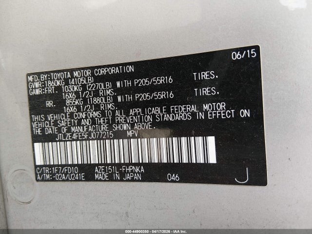 Scion XB 2015 JTLZE4FE5FJ077215 Image 9