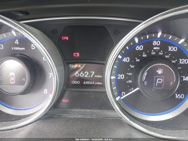 2013 Hyundai Sonata Gls მანქანა იყიდება აუქციონზე, vin: 5NPEB4AC5DH787004, აუქციონის ნომერი: 44900431