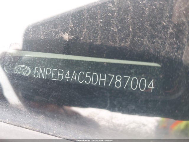 2013 Hyundai Sonata Gls მანქანა იყიდება აუქციონზე, vin: 5NPEB4AC5DH787004, აუქციონის ნომერი: 44900431