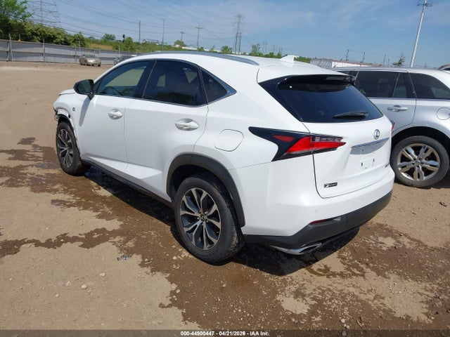 Продажа на аукционе авто 2016 Lexus Nx 200t F Sport, vin: JTJBARBZ8G2051425, номер лота: 44900447