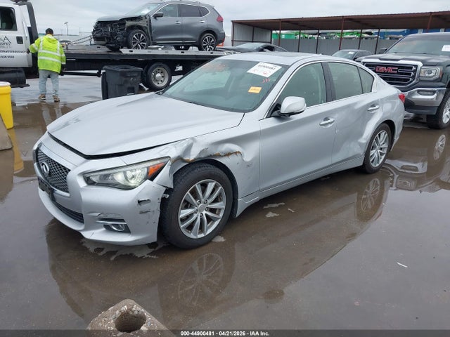 44900481 :رقم المزاد ، JN1BV7AR4FM405444 vin ، 2015 Infiniti Q50 Premium مزاد بيع