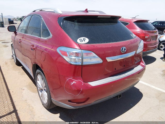 Продажа на аукционе авто 2011 Lexus Rx 450h, vin: JTJBC1BA6B2039773, номер лота: 44900507