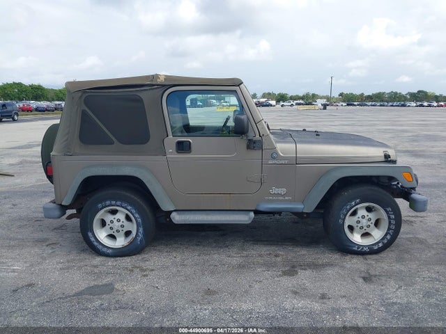 2003 Jeep Wrangler Sport მანქანა იყიდება აუქციონზე, vin: 1J4FA49SX3P313579, აუქციონის ნომერი: 44900695