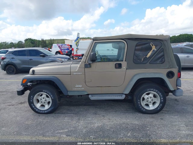 2003 Jeep Wrangler Sport მანქანა იყიდება აუქციონზე, vin: 1J4FA49SX3P313579, აუქციონის ნომერი: 44900695
