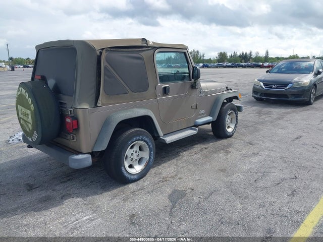 2003 Jeep Wrangler Sport მანქანა იყიდება აუქციონზე, vin: 1J4FA49SX3P313579, აუქციონის ნომერი: 44900695