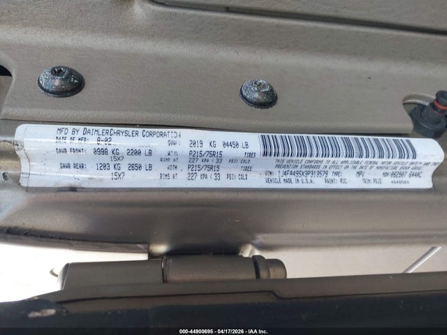 2003 Jeep Wrangler Sport მანქანა იყიდება აუქციონზე, vin: 1J4FA49SX3P313579, აუქციონის ნომერი: 44900695