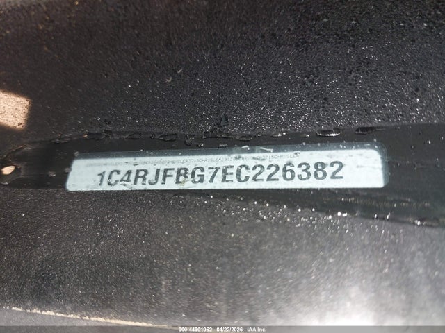 Продаж на аукціоні авто 2014 Jeep Grand Cherokee Limited, vin: 1C4RJFBG7EC226382, номер лоту: 44901062
