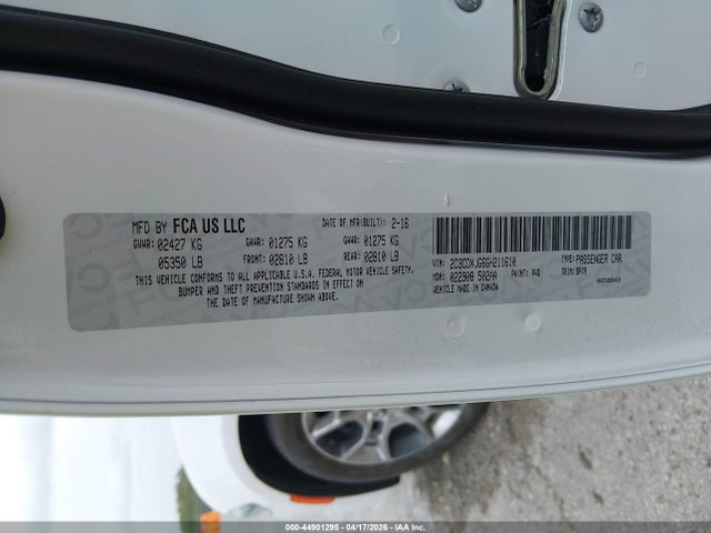 Продаж на аукціоні авто 2016 Dodge Charger Sxt, vin: 2C3CDXJG6GH211610, номер лоту: 44901295