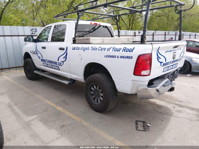 44901360 :رقم المزاد ، 3C6UR5CL6JG349646 vin ، 2018 Ram 2500 Tradesman  4x4 6'4 Box مزاد بيع