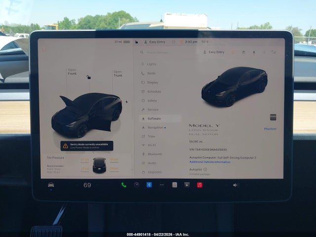 Продажа на аукционе авто 2022 Tesla Model Y Long Range Dual Motor All-wheel Drive, vin: 7SAYGDEE9NA005930, номер лота: 44901418