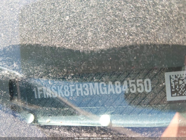 44901523 :رقم المزاد ، 1FMSK8FH3MGA84550 vin ، 2021 Ford Explorer Limited مزاد بيع