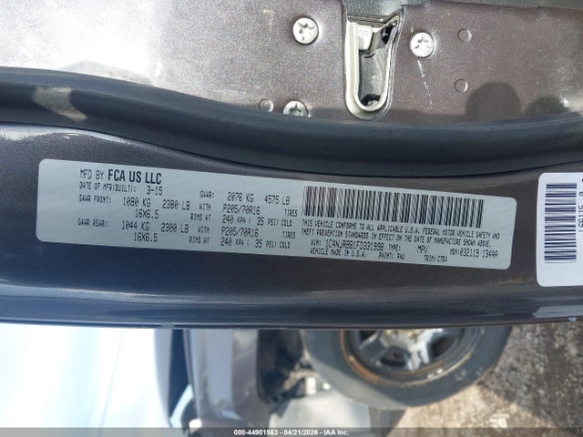 Aukcja sprzedaży 2015 Jeep Patriot Sport, vin: 1C4NJRBB1FD331998, numer aukcji: 44901563