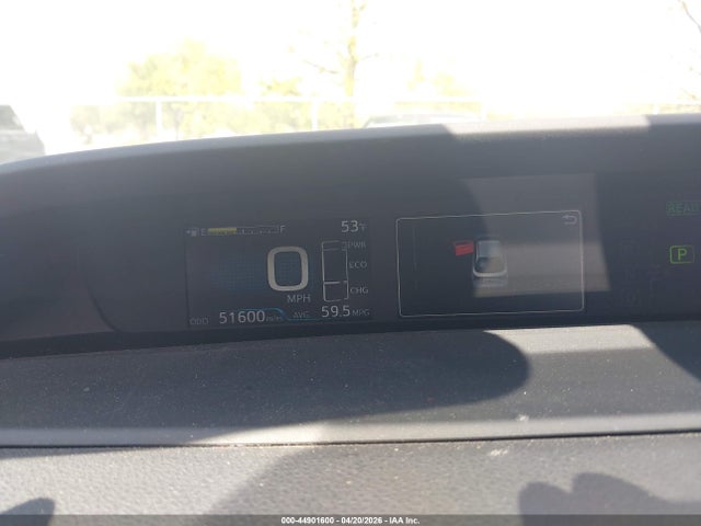 2021 Toyota Prius L Eco მანქანა იყიდება აუქციონზე, vin: JTDKAMFU6M3152831, აუქციონის ნომერი: 44901600