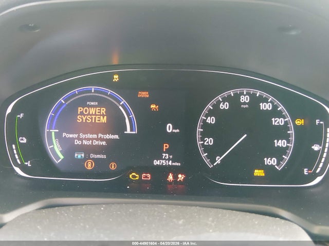 44901604 :رقم المزاد ، 1HGCV3F98NA024488 vin ، 2022 Honda Accord Hybrid Touring مزاد بيع