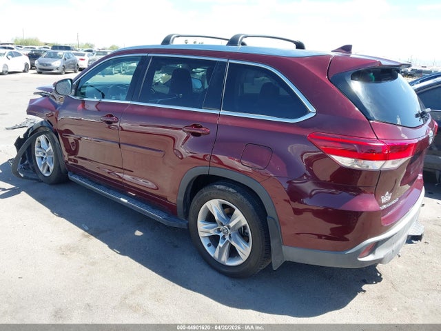 Toyota Highlander Limited 2017 5TDDZRFH6HS483494 Image 3