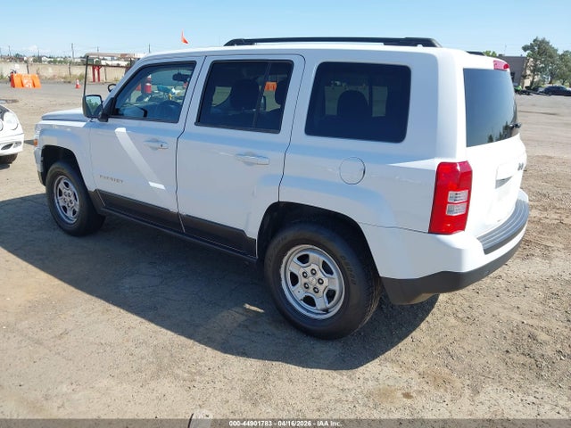 2014 Jeep Patriot Sport მანქანა იყიდება აუქციონზე, vin: 1C4NJPBA8ED596508, აუქციონის ნომერი: 44901783
