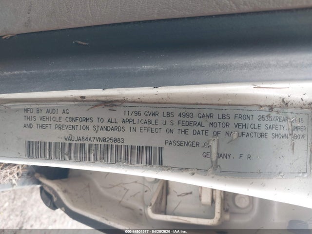 Продажа на аукционе авто 1997 Audi A6, vin: WAUJA84A7VN025083, номер лота: 44901977