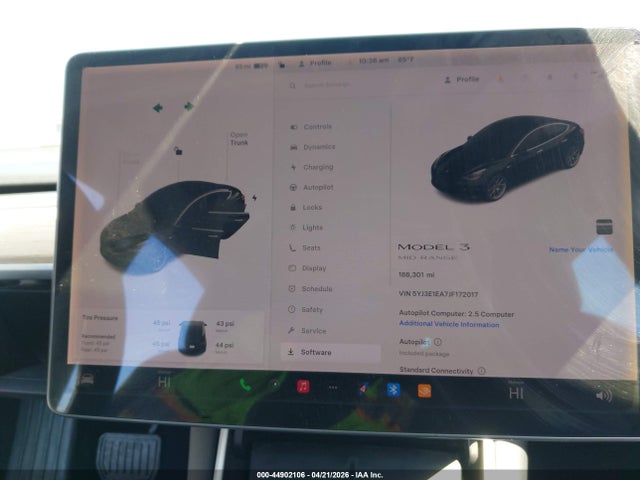 Продажа на аукционе авто 2018 Tesla Model 3 Long Range/mid Range, vin: 5YJ3E1EA7JF172017, номер лота: 44902106