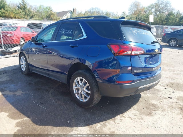 Aukcja sprzedaży 2022 Chevrolet Equinox Fwd Lt, vin: 3GNAXKEV8NL298539, numer aukcji: 44902200