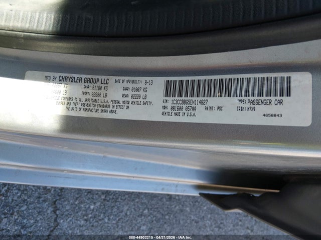 Продажа на аукционе авто 2014 Chrysler 200 Touring, vin: 1C3CCBBG5EN114827, номер лота: 44902215