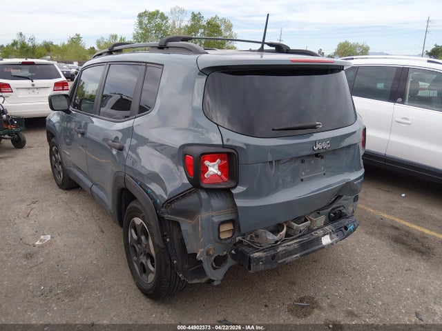 2017 Jeep Renegade Sport Fwd მანქანა იყიდება აუქციონზე, vin: ZACCJAAB0HPF42768, აუქციონის ნომერი: 44902373
