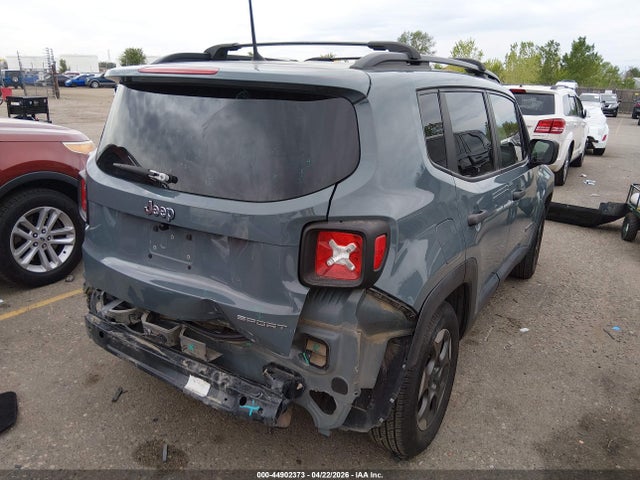 2017 Jeep Renegade Sport Fwd მანქანა იყიდება აუქციონზე, vin: ZACCJAAB0HPF42768, აუქციონის ნომერი: 44902373