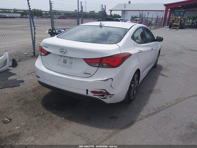 Hyundai Elantra Limited 2015 5NPDH4AE0FH558454 Image 4