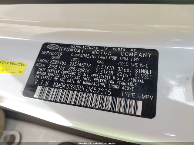 Hyundai Kona Ultimate 2020 KM8K53A58LU457315 Image 9