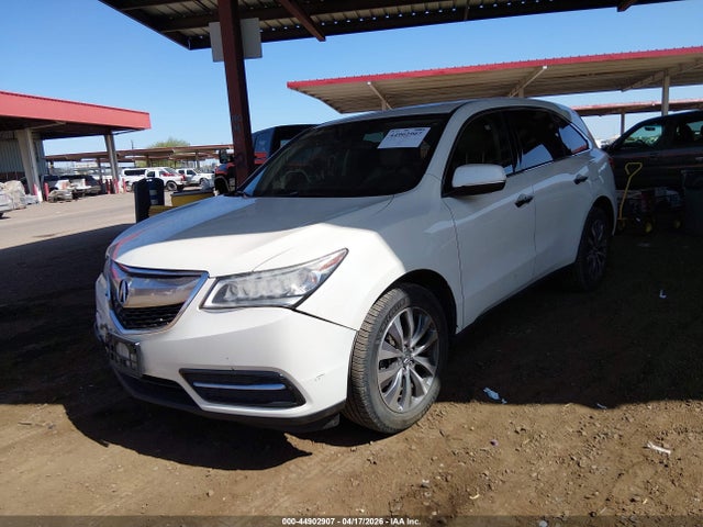2015 Acura Mdx Technology Pkg W/entertainment Pkg მანქანა იყიდება აუქციონზე, vin: 5FRYD4H66FB011178, აუქციონის ნომერი: 44902907