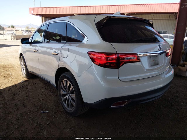 2015 Acura Mdx Technology Pkg W/entertainment Pkg მანქანა იყიდება აუქციონზე, vin: 5FRYD4H66FB011178, აუქციონის ნომერი: 44902907