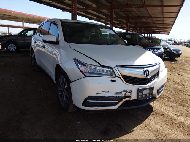 2015 Acura Mdx Technology Pkg W/entertainment Pkg მანქანა იყიდება აუქციონზე, vin: 5FRYD4H66FB011178, აუქციონის ნომერი: 44902907