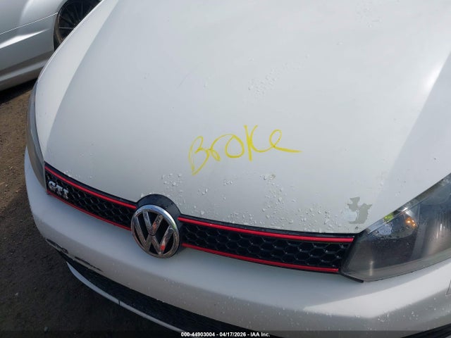 2011 Volkswagen Gti 4-door მანქანა იყიდება აუქციონზე, vin: WVWHV7AJ8BW234147, აუქციონის ნომერი: 44903004