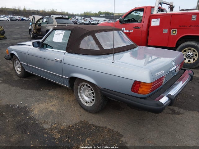 Aukcja sprzedaży 1982 Mercedes-benz 380 Sl, vin: WDBBA45A1CB014060, numer aukcji: 44903113