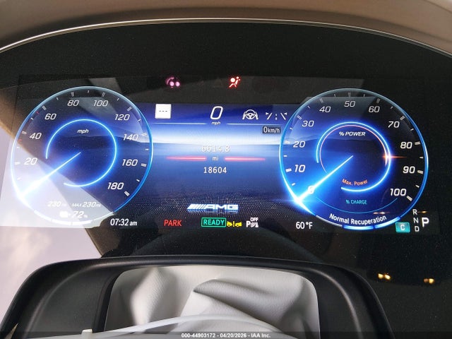 44903172 :رقم المزاد ، W1KCG5FB1PA039107 vin ، 2023 Mercedes-benz Amg Eqs 4matic+ مزاد بيع