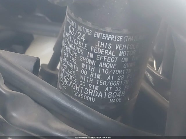 Kawasaki Ex500 H 2024 ML5EXGH13RDA18048 Image 10