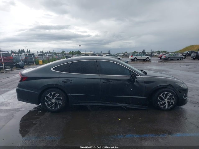 KMHL24JJ9LA012521 Hyundai Sonata Hybrid Blue