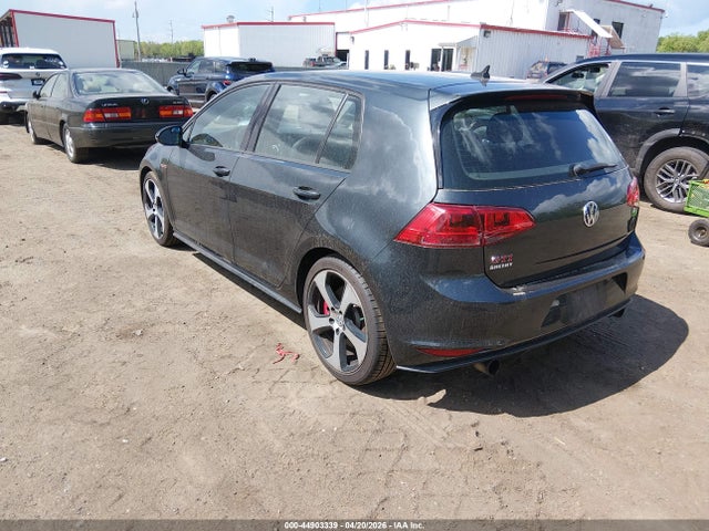 2017 Volkswagen Golf Gti Se 4-door მანქანა იყიდება აუქციონზე, vin: 3VW447AU3HM006297, აუქციონის ნომერი: 44903339