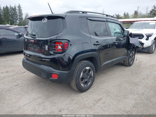 Продаж на аукціоні авто 2016 Jeep Renegade Sport, vin: ZACCJBAT3GPE24677, номер лоту: 44903345
