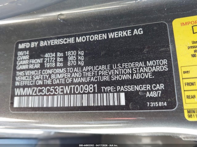 Mini Countryman Cooper S 2014 WMWZC3C53EWT00981 Image 9